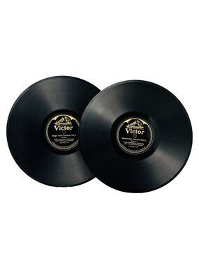 Victor Symphony Orch Semiramide Overture 10in 78 RPM Victor 18927 / 18951 2-Pack